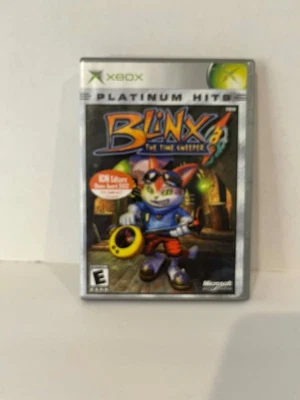 2002 XBox Blinx "The Time Sweeper" Platinum Hit Pre-Owned Complete un-tested - Image 1 of 4