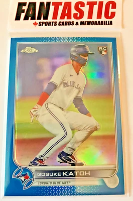 2022 Topps Chrome Update USC42 Gosuke Katoh RC BLUE Parallel /199 - Image 1 of 2