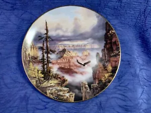 Where Eagles Soar Rudi Reichardt 8" The Danbury piatto da collezione come nuovo - Foto 1 di 3