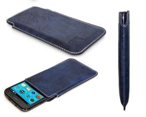 caseroxx Bolsa estilo "business" para Alcatel One Touch Fire E 6015 en azul fabr - Imagen 1 de 3