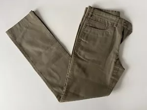 NWOT Hertling Trouser. 100% Cotton | 5 Pocket Moss Duck Cloth Jeans, Size 32 UL - Picture 1 of 9