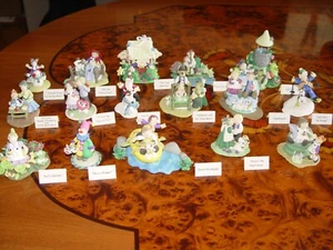 RARE 1999 ELAYNE WATRUS COLLECTION OF 16 NEW SCULPTURES & FIGURINES BOOK STORIES - Picture 1 of 12