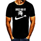 Jason Freddy Halloween Horror Spruch Geschenk Print Tshirt T- Shirt Herren