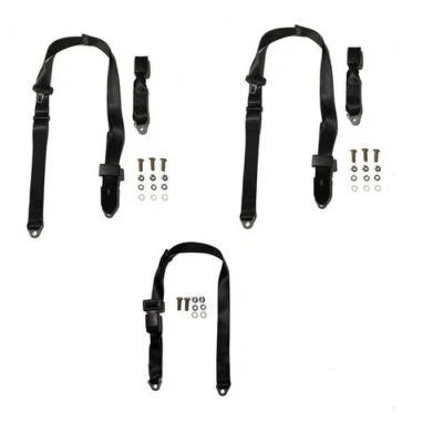 Rear Seat Belt Kit For Mazda RX3 1972-73 2 Door Coupe and 5 Door Station Wagon - Imagem 1 de 3
