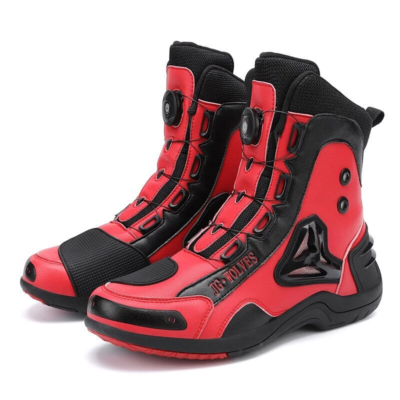 Botas de motociclismo para hombre Zapatos de motocross Moto Carreras Bicicleta Tenis de velocidad Foto 1 de 4