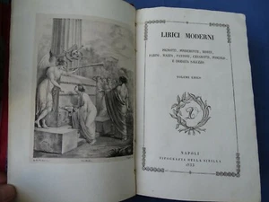 Lirici Moderni Pignotti Pindemonte Monti Parini Mazza Fantoni Cesarotto... 1833 - Picture 1 of 5