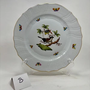 Plato de cena Herend Rothschild Bird #1524 (B) - Imagen 1 de 9