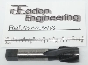 M16 x 1.0mm Metric Fine Spiral Machine Tap, HSS. By Noris. - Picture 1 of 4