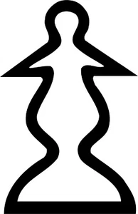 Chess Piece Symbol 1 Color Window Wall Vinyl Decal Sticker Printed - Picture 1 of 5