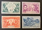 1931 FRENCH NEW CALEDONIA COLONIAL EXPO COMPLETE MH SET SCOTT #176-179 = $20 CV
