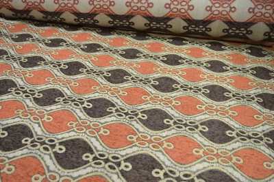 SALAMON.TEXTIL Möbelstoff Bezugstoff Polsterstoff Meterware Stoff Jacquard Ornament Barock Rank