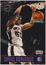 1995-96 STADIUM CLUB MEMBERS ONLY: DAVID ROBINSON #4 SAN ANTONIO SPURS/NAVY