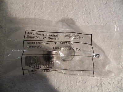 Amphenol-Tuchel T 3487009, Rundsteckverbinder female 7pol Neu OVP - Bild 1 von 2