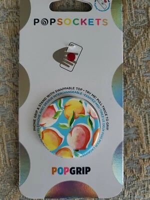 Nuevo Popsockets Popgrip Swap Top Solo Melocotón Brillo Empuñadura y Soporte para Teléfono Foto 1 de 4