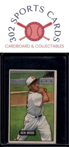 1951 Bowman #209 Ken Wood - Picture 1 of 2