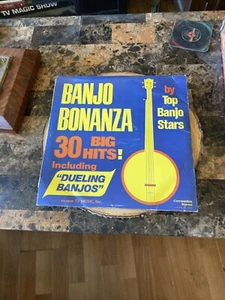 Banjo Bonanza 30 Big Hits By Top Banjo Stars 1973 VINYL Double LP VG - Picture 1 of 14