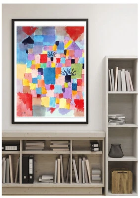 Southern gardens, 1913 Paul Klee Vintage Retro Poster Print Décor Art Picture A4 - Image 1 of 2