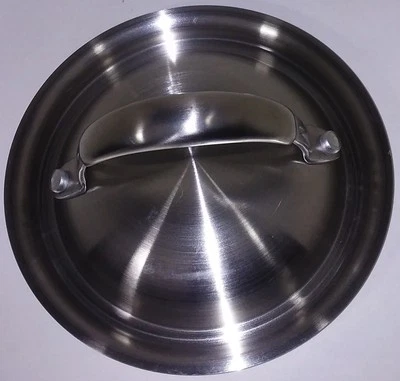 COOK'S ESSENTIAL 14 CM 5.5" STAINLESS STEEL LID COVER FOR POT, SAUCEPAN, SKILLET - Image 1 of 2