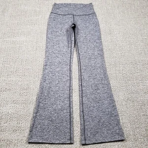 Pantalón Lululemon Retro 32.5" Talla 8 Jaspeado Negro Alto Rase Acampanado Yoga Luon - Imagen 1 de 12