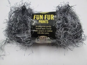 LION BRAND FUN FUR - Multi Grays - NEW!! NICE!!! - Picture 1 of 3