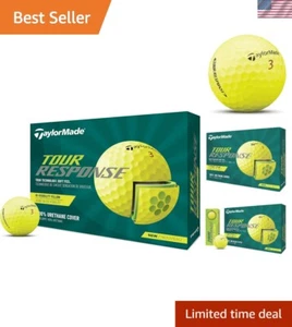 2025 Tour Response Golf Balls - Ultra Soft, High Launch, Durable, Yellow 12-Pack - Picture 1 of 9