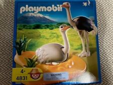 Playmobil 4831 Safari Landscape Ostrich Family With Nest - HTF New