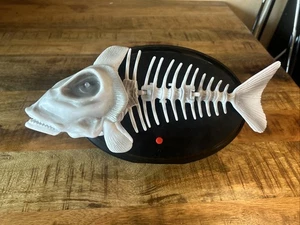 BIG BOUTH BILLY BONE Bass Singing Skeleton Fish BAD TO THE BONE Gemmy Probado - Imagen 1 de 12