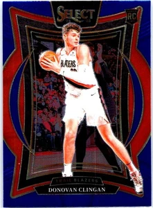2024-25 Panini Select #69 Donovan Clingan RC Rookie Portland Trail Blazers - Picture 1 of 2