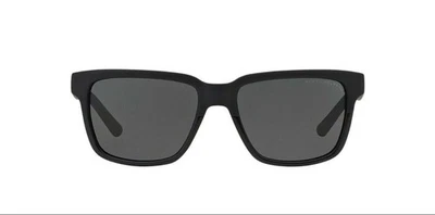 Gafas de sol unisex AX Armani Exchange, marco inyectado de lentes negras, 0AX4026S 56 mm Foto 1 de 3