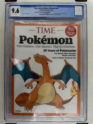 TIME Magazine Special Edition Pokemon - CHARIZARD Cover CGC 9.6 - Image 1 of 2