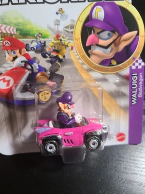 HOT WHEELS MARIOKART MARIO KART WALUIGI IN BADWAGON - Image 1 of 4