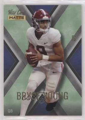 2022 Wild Card Matte SP Exclusive X-Plode Football Blue/Green /2 Bryce Young - Image 1 of 2