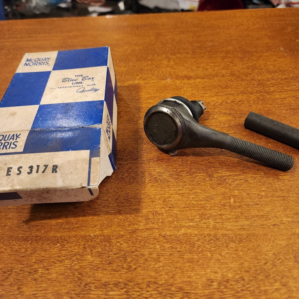 Ford Falcon Mercury Comet 1963-64 Mustang 1965 NORS Tie Rod End McQuay ES317R Foto 1 de 4