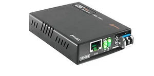 Gigabit 10/100/1000Base-TX fiber media converter singlemode 1000Base LX managed - Picture 1 of 1