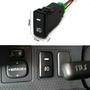 New Push Button On Off Switch 39mm Accessories Fog Light Symbol - Picture 1 of 24