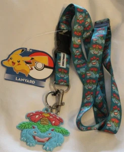 Pokemon Venusaur Llavero Cordón Desmontable Goma Dije Anime Nintendo - Imagen 1 de 6
