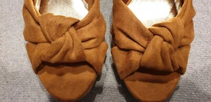 Damenschuhe mit Plateausohle Gr. 40 in Braun - Bild 1 von 7