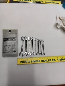 Craftsman Tools USA Metric Openend Angle Wrench Ignition Set Etching 10mm - Foto 1 di 6