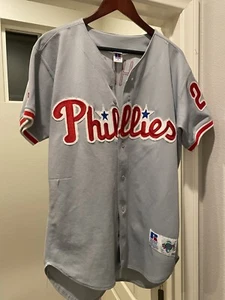 Vintage Russell Authentic Philadelphia Phillies Jersey Size 44 Mike Schmidt - Picture 1 of 15