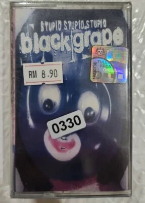(330) Malaysia BMG Sealed Rock Cassette Tape - STUPID STUPID STUPID  BLACK GRAPE - Image 1 of 2
