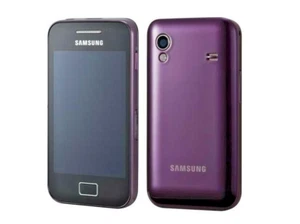 Purple Samsung Galaxy Ace S5830i RARE GSM Phone 3.5" ORIGINAL Unlocked Mobile - Picture 1 of 12