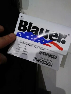 Blauer Side Pocket Rayon Blend Trouser Women medium  06 reg - Image 1 of 4