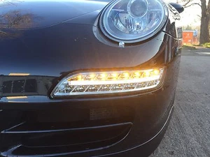 FRECCE ANTERIORI LED LUCE DI POSIZIONE FENDINEBBIA per PORSCHE 911 997 04-08 KGPO01 - Foto 1 di 8