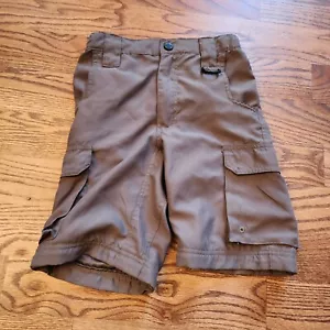 Boy Scouts of America Shorts Youth Small Green Uniform Cargo Hiking Camping - Picture 1 of 8