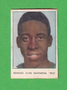 1958 Swedish Rekordmagasinet Hand cut soccer nno Pelé Brazil RC Rookie
