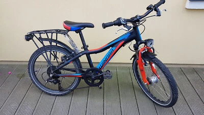 Kinderfahrad, Winora, 20 Zoll, 6 Gang, Schwarz Rot Blau, Jungen - Bild 1 von 4
