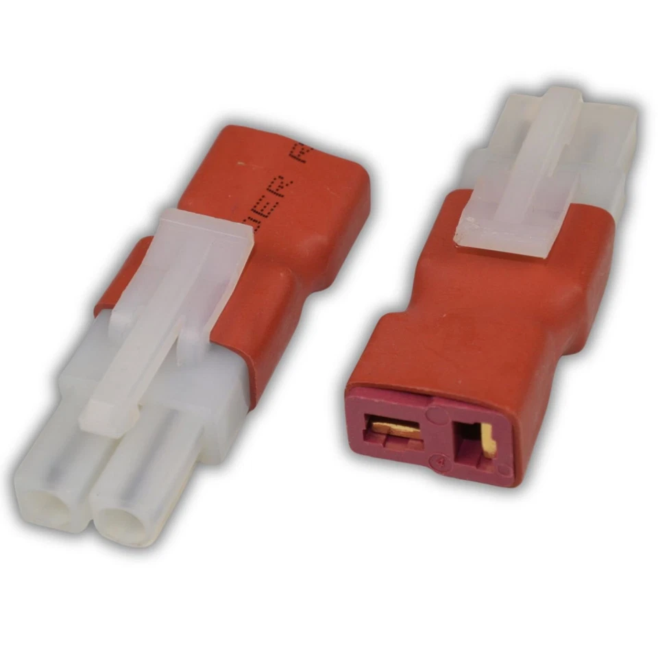 MODELLBAU-KUNO Akku Adapter Tamiya Buchse auf Dean Buchse Stecker Lipo NiMH Akkuadapter