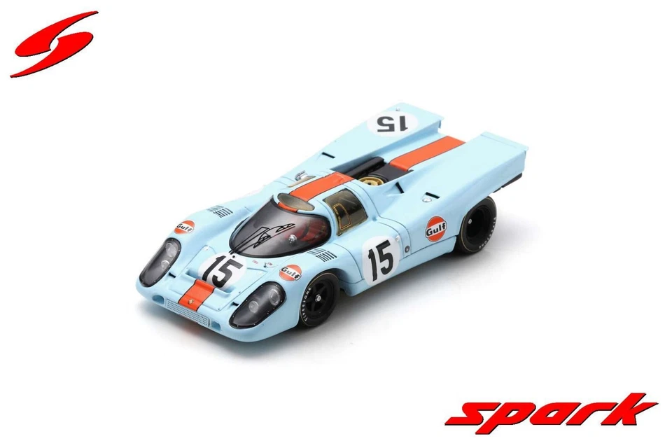 Spark 1/43 Porsche 917 K #15 4th 12H Sebring 1970 US346 - Immagine 1 di 1
