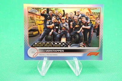2022 Topps Chrome Grand Prix Winners Refractor #155 Max Verstappen CDW - Image 1 of 2