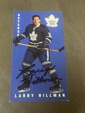Larry Hillman Signed Autographed 1994-95 Parkhurst Tall Boys #118 Maple Leafs